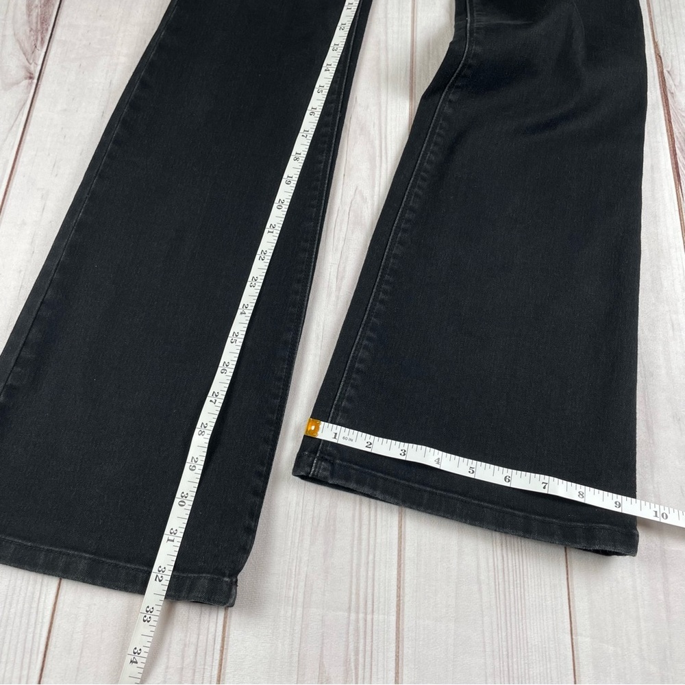 WHBM Modern Flare Jeans Women’s 4 Black Embellished Y2K Gorpcore Goth Casual - Picture 13 of 16